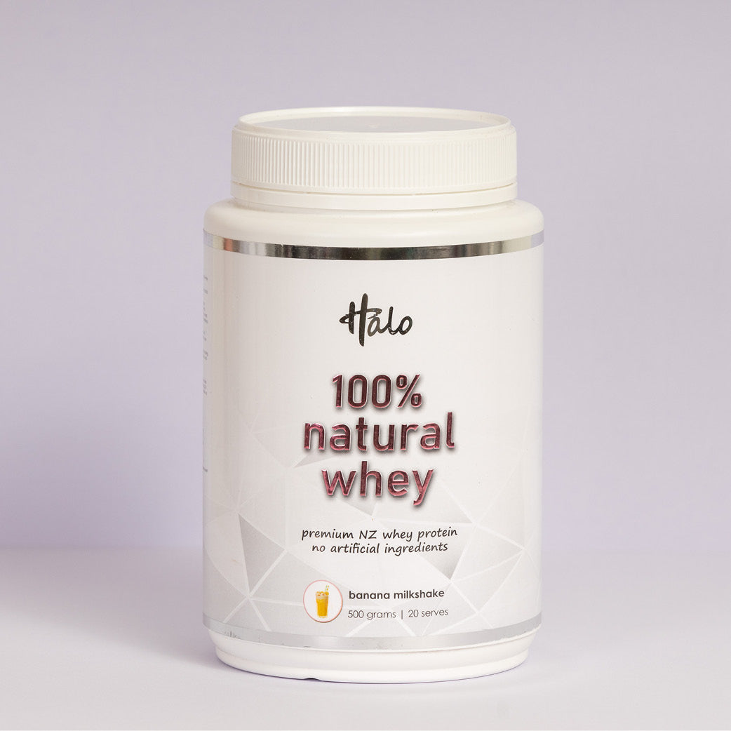 Halo 100% Natural Whey Protein 500g